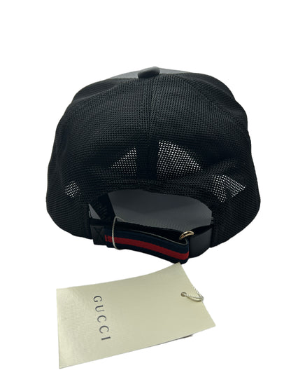 GUCCI CAP - TIGER - GREY MONOGRAM - PU-LEDER - HIGH END