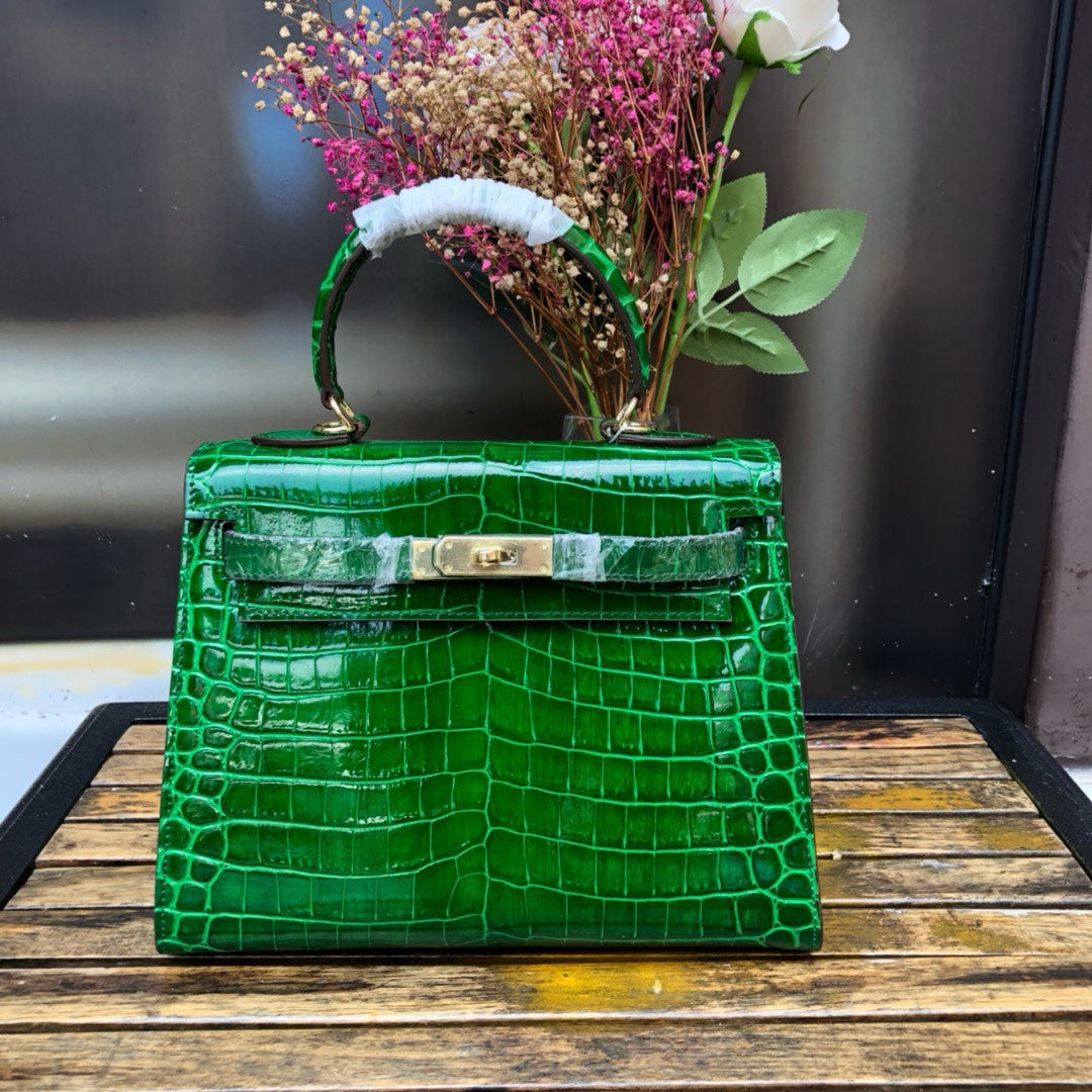 HERMÈS KELLY CROCODILE 28CM  - 1:1 HIGH END