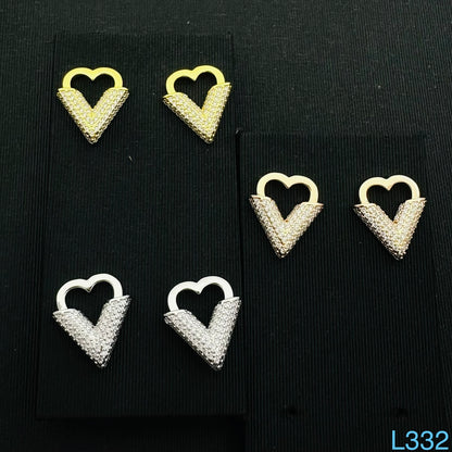 LOUIS VUITTON ESSENTIAL LOVE EARRINGS – Full Set - 1:1 HIGH END