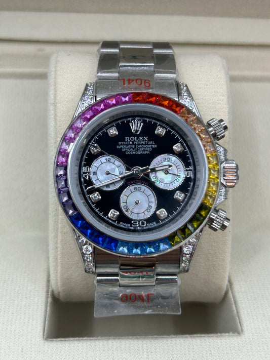 ROLEX DAYTONA RAINBOW ICED 40mm U1 FACTORY - AUTOMATIK