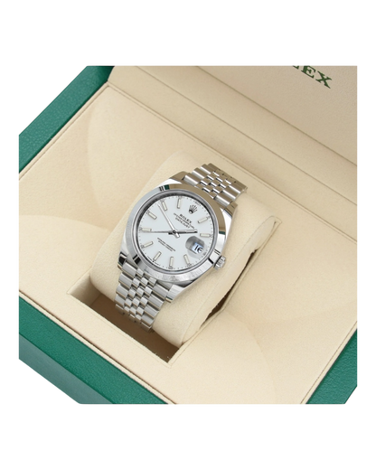 Rolex Datejust: 41mm - White Dial- smooth bezel - U1 FACTORY - AUTOMATIK - Jubilee