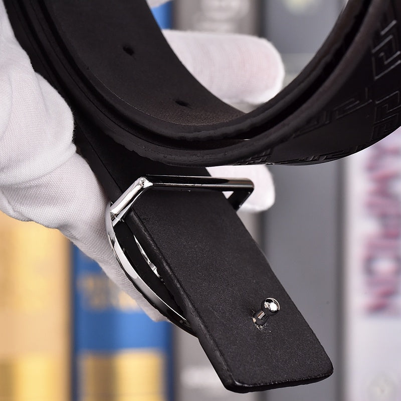 VERSACE MEDUSA AND RETRO EMBOSSED LEATHER BELT COLLECTION – 1:1 HIGH END