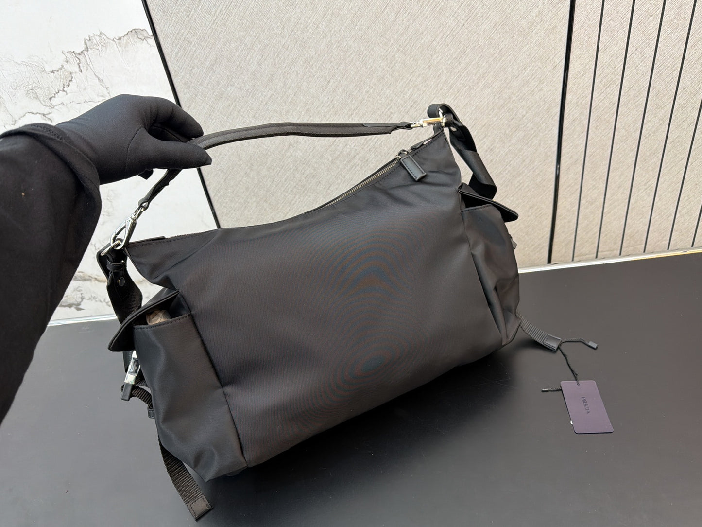 PRADA RE-NYLON BOSTON BAG 35CM/37CM/42CM – FULL SET – 1:1 HIGH END