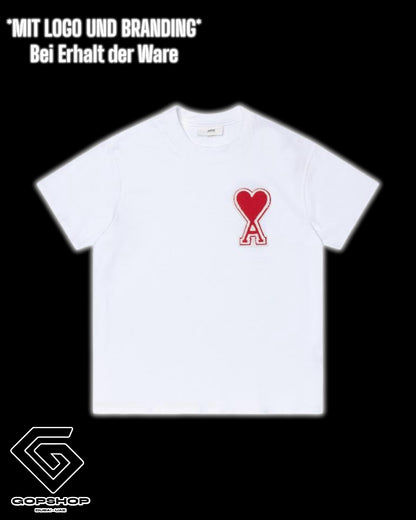AMI PARIS T-SHIRT HIGH END - DICKER STOFF ( DROPSHIPPING PRODUKT )