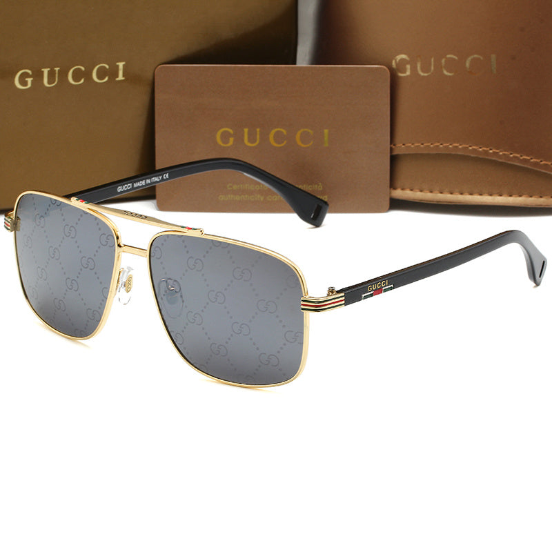 GUCCI AVIATOR METAL SUNGLASSES – FULL SET – 1:1 HIGH END