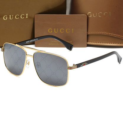 GUCCI AVIATOR METAL SUNGLASSES – FULL SET – 1:1 HIGH END