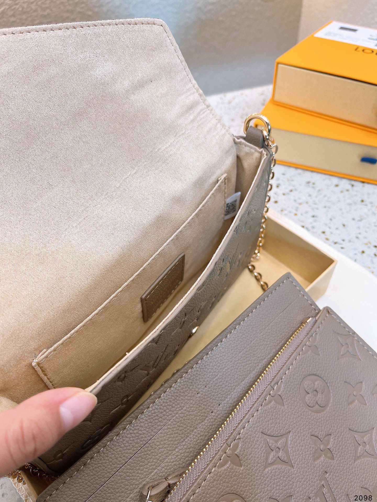 LOUIS VUITTON POCHETTE FÉLICIE – Full Set  - 1:1 HIGH END