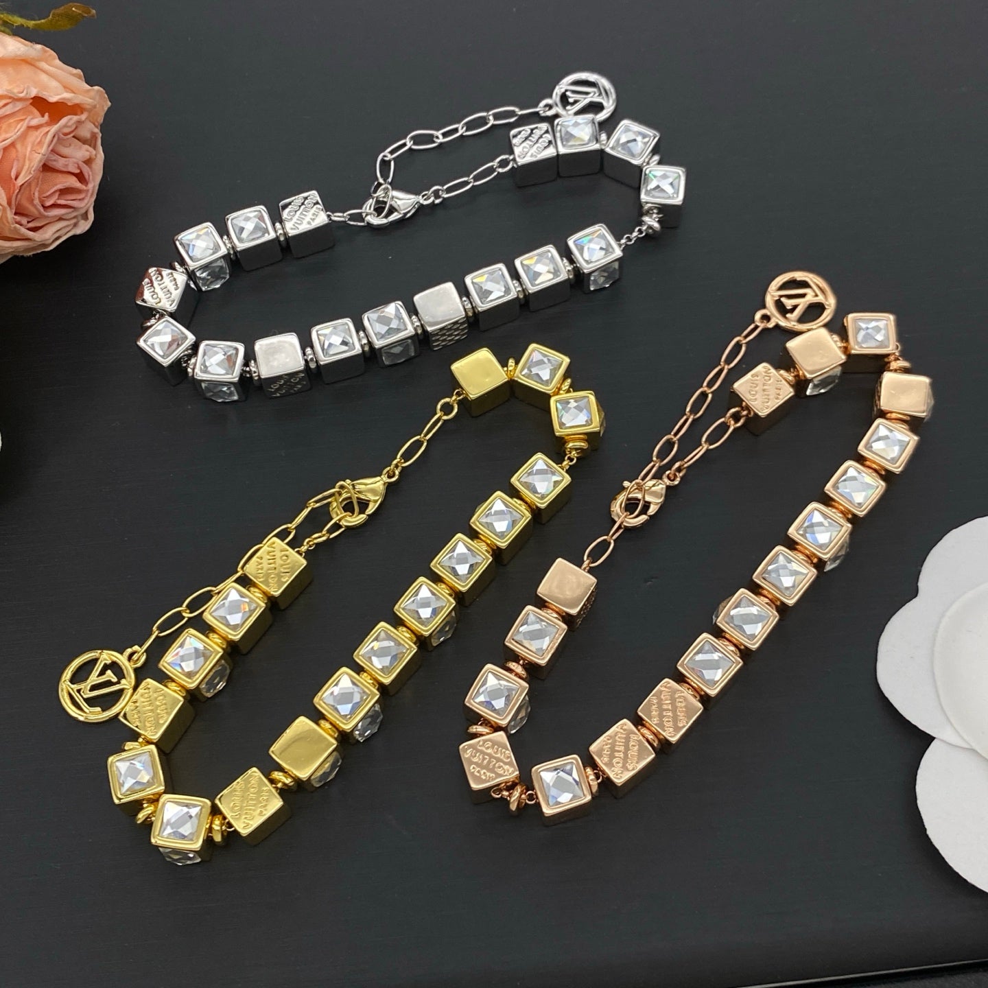 LOUIS VUITTON LV CUBE BRACELET – Full Set - 1:1 HIGH END