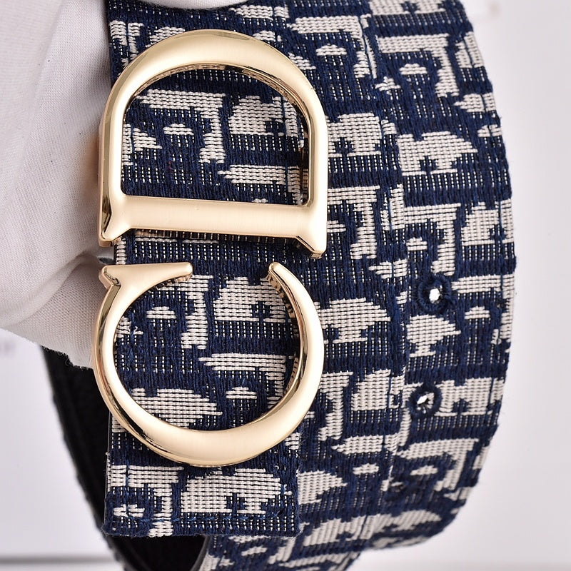 DIOR OBLIQUE CD CD-ICON BUCKLE BELT – FULL SET – 1:1 HIGH END