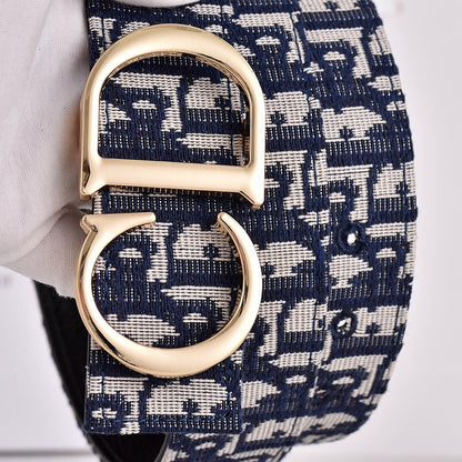 DIOR OBLIQUE CD CD-ICON BUCKLE BELT – FULL SET – 1:1 HIGH END