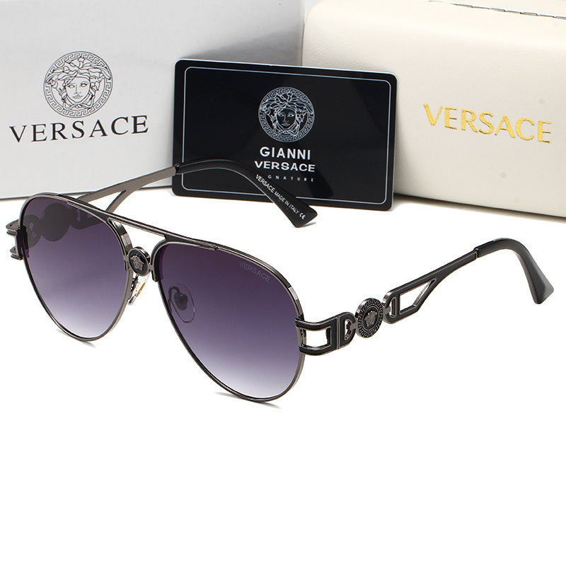 VERSACE LION HEAD SQUARE FRAME GLASSES – FULL SET – 1:1 HIGH END