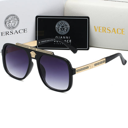 VERSACE VINTAGE AVIATOR SUNGLASSES – FULL SET – 1:1 HIGH END