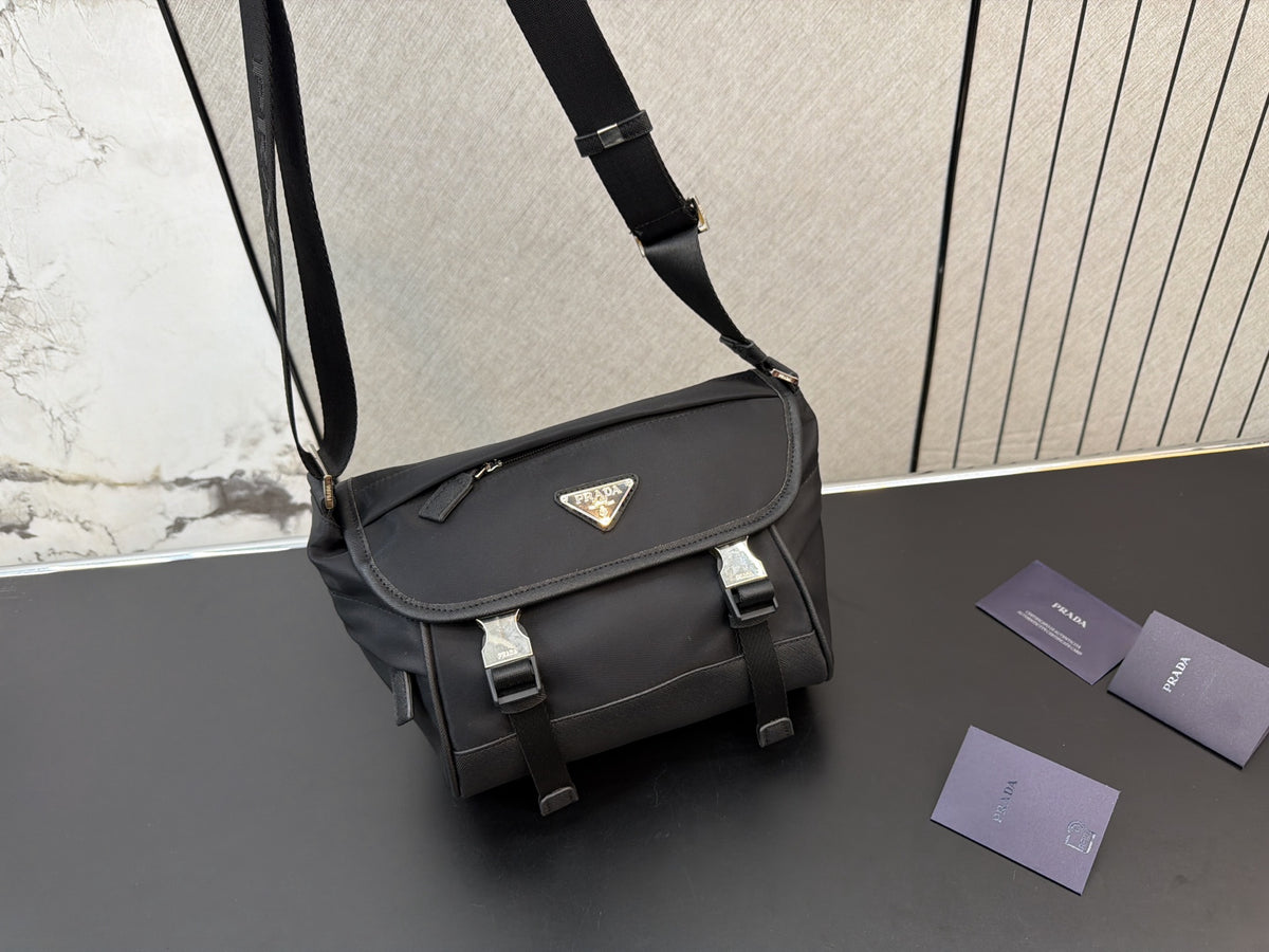 PRADA RE-NYLON MESSENGER BAG 21CM & 26CM – FULL SET – 1:1 HIGH END