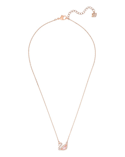 Swarovski Iconic Swan Halskette Rosé