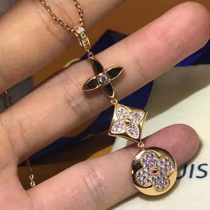 LOUIS VUITTON COLOR BLOSSOM NECKLACE  – Full Set  - 1:1 HIGH END