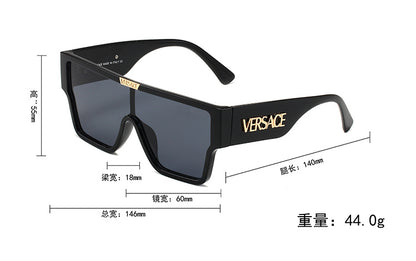 VERSACE OVERSIZED SHIELD SUNGLASSES – FULL SET – 1:1 HIGH END