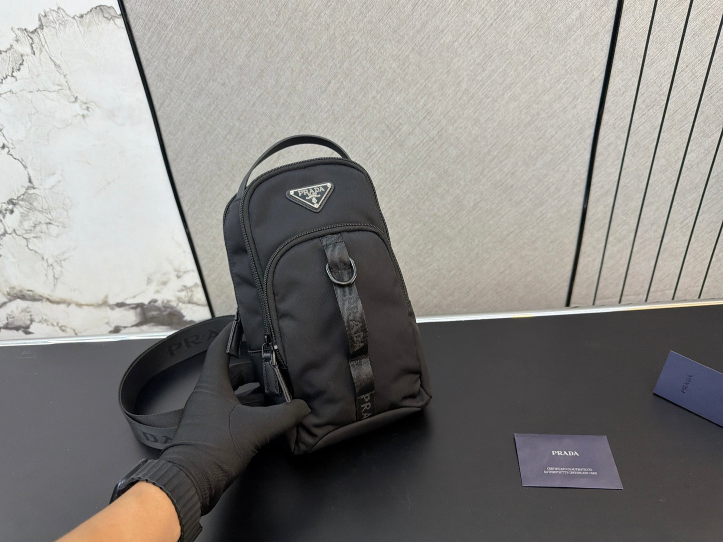 PRADA NYLON CROSSBODY BAG – FULL SET – 1:1 HIGH END