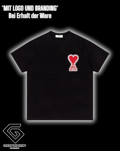 AMI PARIS T-SHIRT HIGH END - DICKER STOFF ( DROPSHIPPING PRODUKT )