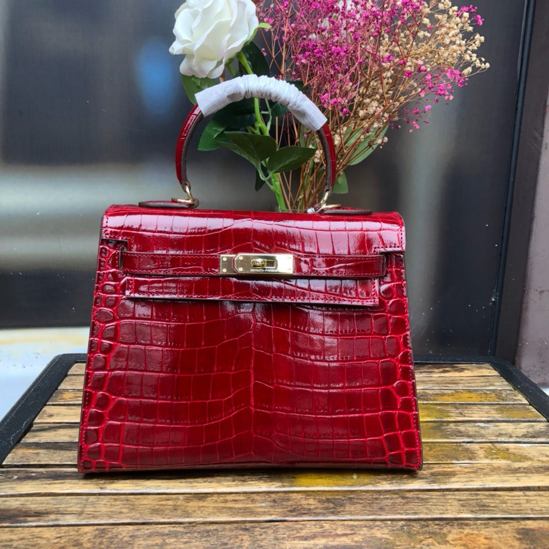 HERMÈS KELLY CROCODILE 28CM  - 1:1 HIGH END