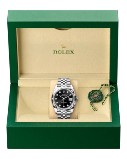 Rolex Datejust 31mm Black with Diamonds Dial Jubilee - U1 FACTORY - AUTOMATIK