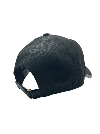 GUCCI CAP - BLACK - MONOGRAM - PU-LEDER - HIGH END