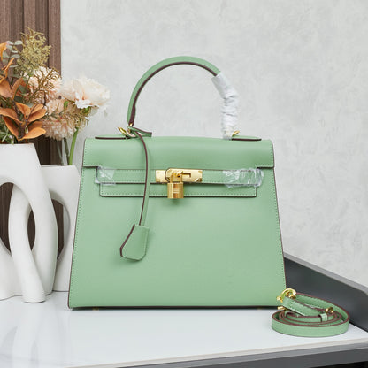 HERMÈS SCHULTERTASCHE KELLY 28CM FEU RETOURNE GOLD - 1:1 HIGH END