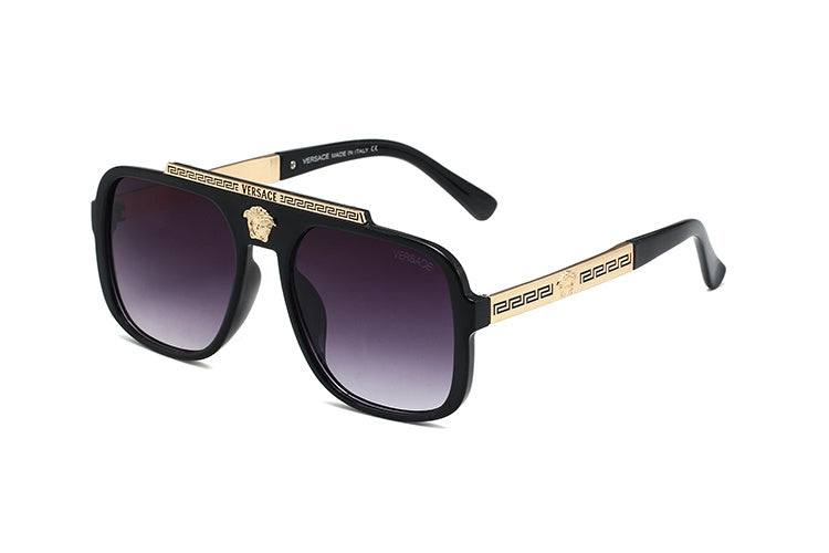 VERSACE VINTAGE AVIATOR SUNGLASSES – FULL SET – 1:1 HIGH END