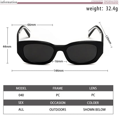 PRADA RECTANGULAR SUNGLASSES – FULL SET – 1:1 HIGH END