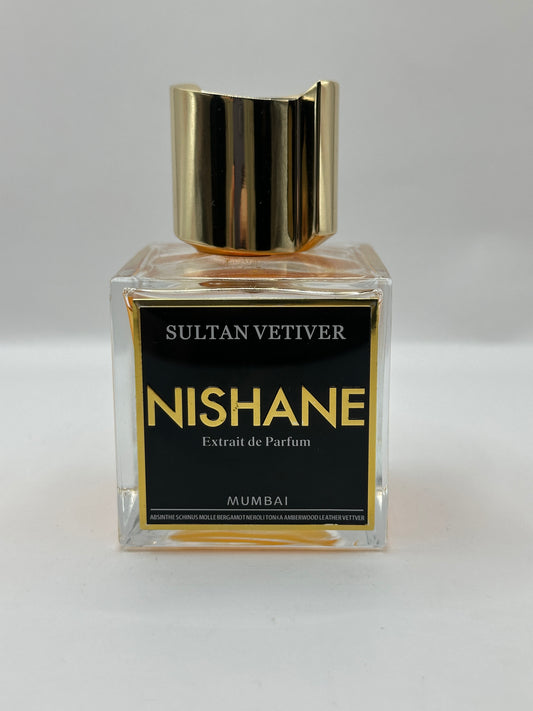 Ausstellungsstück NISHANE SULTAN VETIVER- Extrait de Parfum 90% voll mit Box