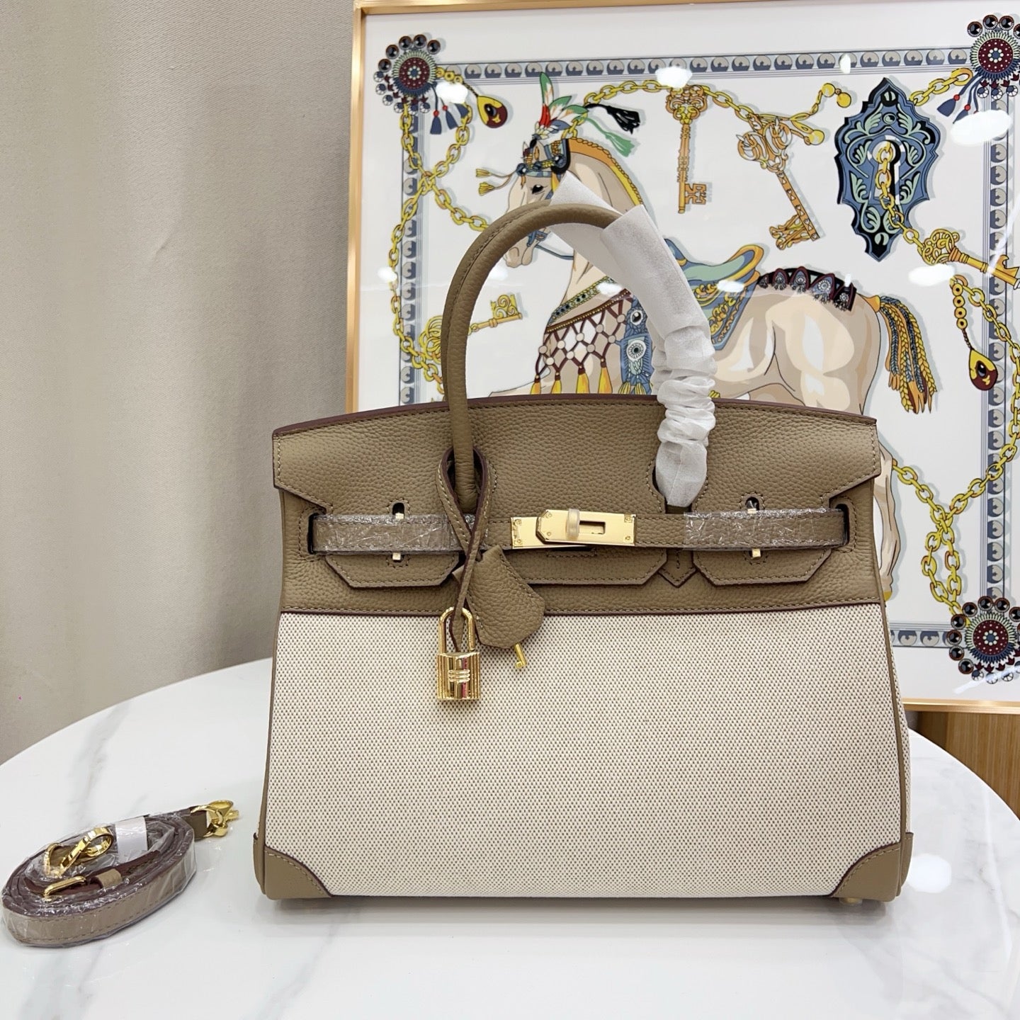 HERMÈS BIRKIN FRAY SWIFT 30CM TASCHE - 1:1 HIGH END