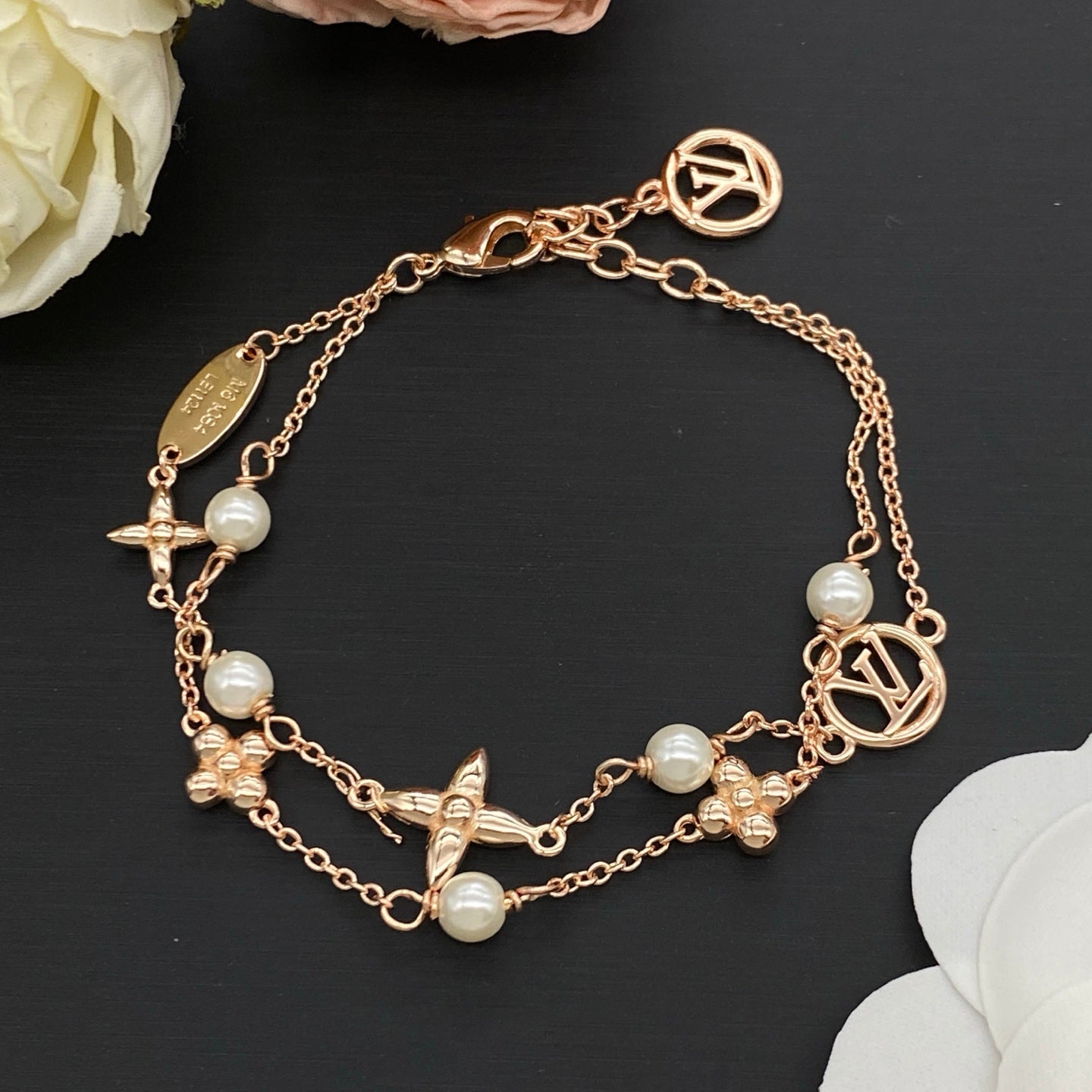 LOUIS VUITTON IDYLLE BLOSSOM NECKLACE / BRACELET – Full Set - 1:1 HIGH END