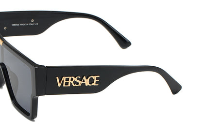 VERSACE OVERSIZED SHIELD SUNGLASSES – FULL SET – 1:1 HIGH END