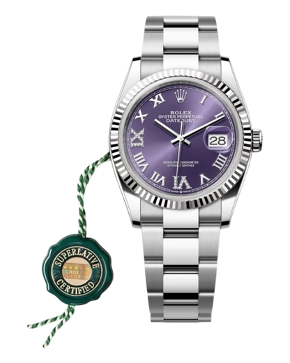 Rolex Datejust Purple Dial 36mm - Oyster - U1 FACTORY - AUTOMATIK