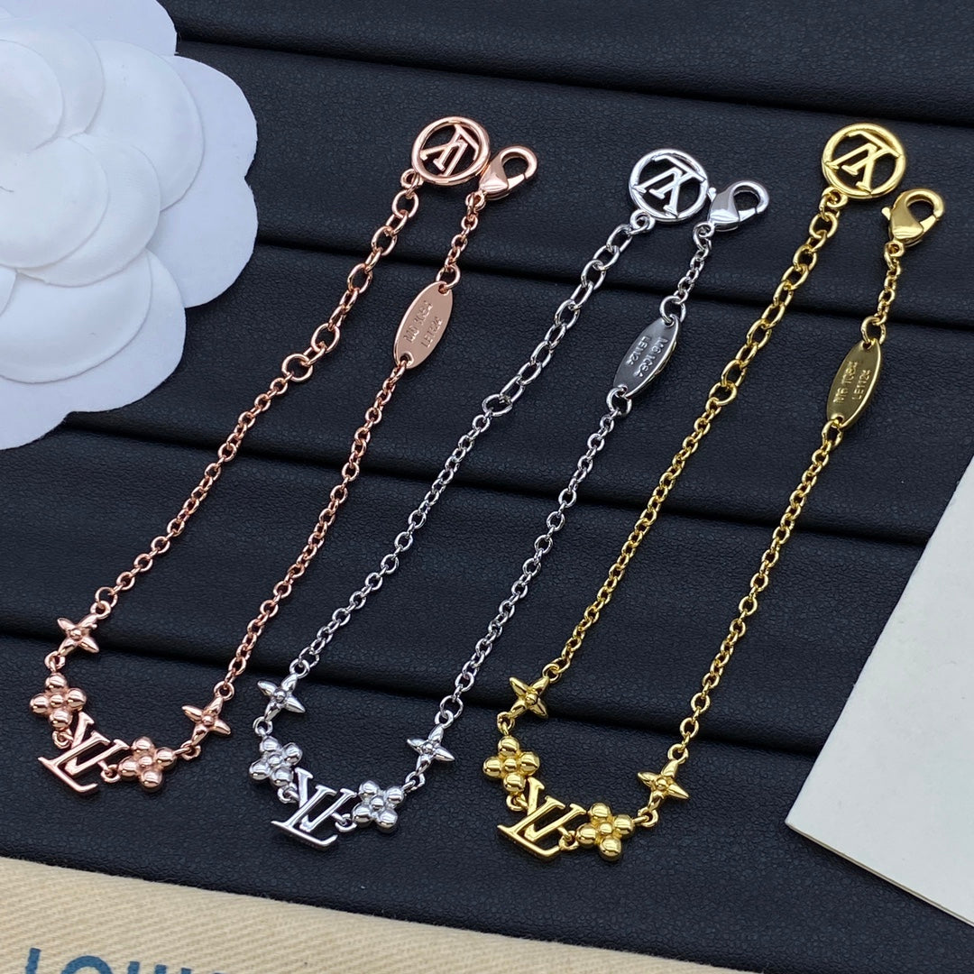 LOUIS VUITTON LOUISETTE SIGNATURE BRACELET – Full Set  - 1:1 HIGH END