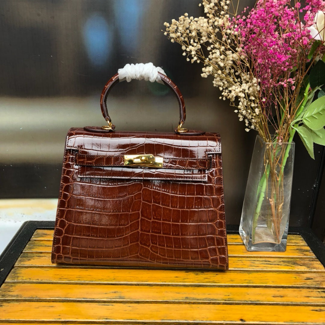 HERMÈS KELLY CROCODILE 28CM  - 1:1 HIGH END