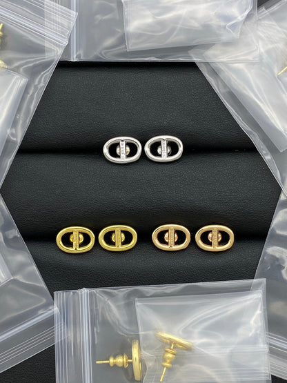HERMÈS CHAINE D'ANCRE EARINGS – Full Set - 1:1 HIGH END