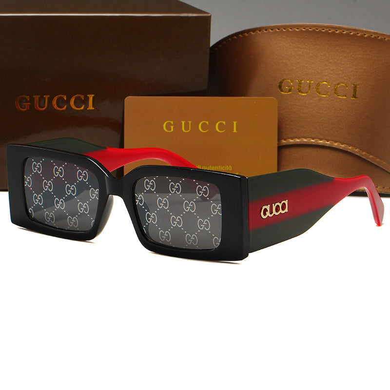 GUCCI RECTANGULAR SUNGLASSES – FULL SET – 1:1 HIGH END