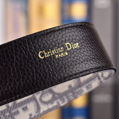 DIOR OBLIQUE CD OVAL RETRO BUCKLE BELT – FULL SET – 1:1 HIGH END