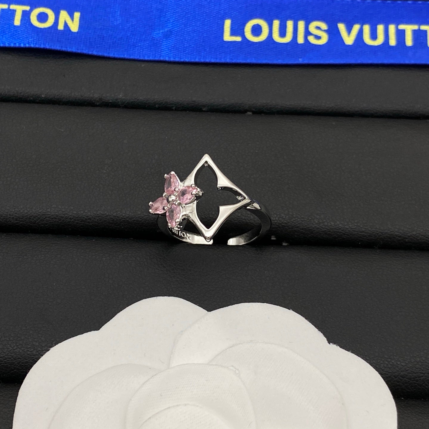 LOUIS VUITTON PINK BLOSSOM RING – Full Set - 1:1 HIGH END