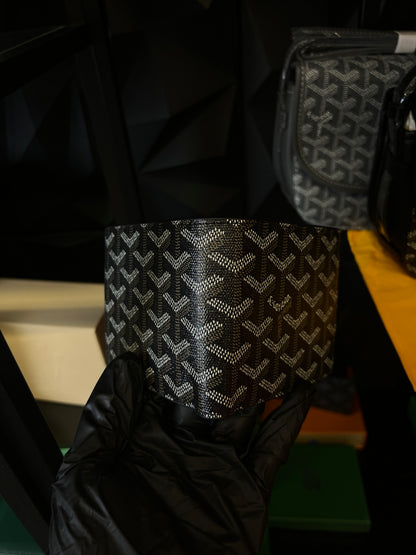 GOYARD PORTMONEE - SCHWARZ - PU-LEDER - SUPER CLONE - MIT BOX