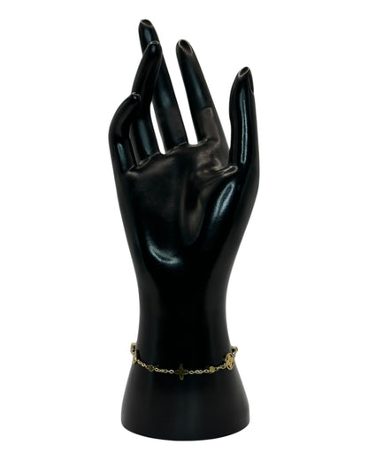 Louis Vuitton Armband mit Anhängern – Goldfarbenes Armband