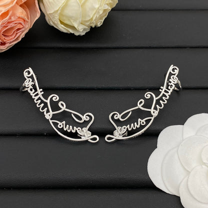 LOUIS VUITTON LV SCRIPT HOOPS – FULL SET - 1:1 HIGH END