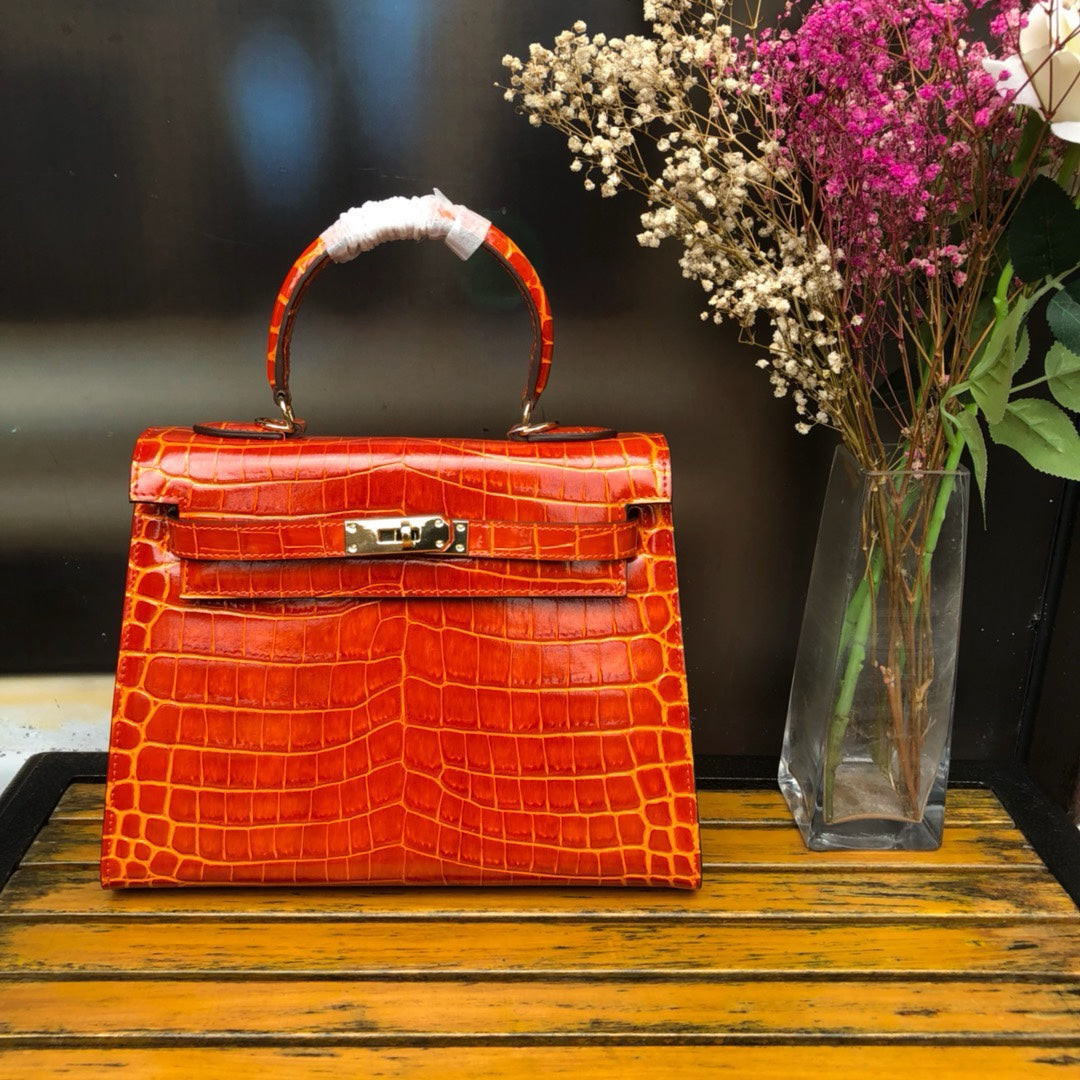 HERMÈS KELLY CROCODILE 28CM  - 1:1 HIGH END