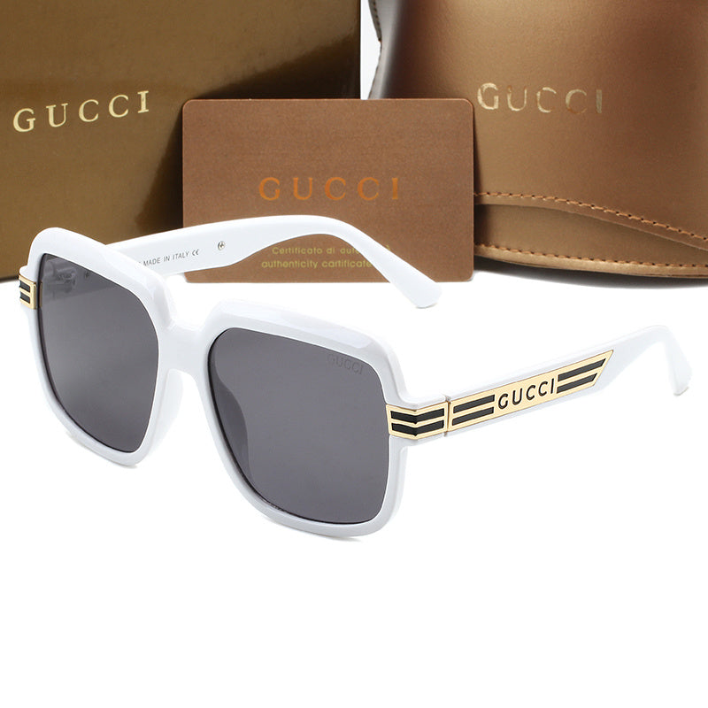 GUCCI GEOMETRIC LOGO SUNGLASSES – FULL SET – 1:1 HIGH END