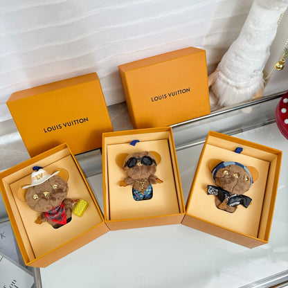 LOUIS VUITTON  BEAR BAG CHARM – Full Set  - 1:1 HIGH END