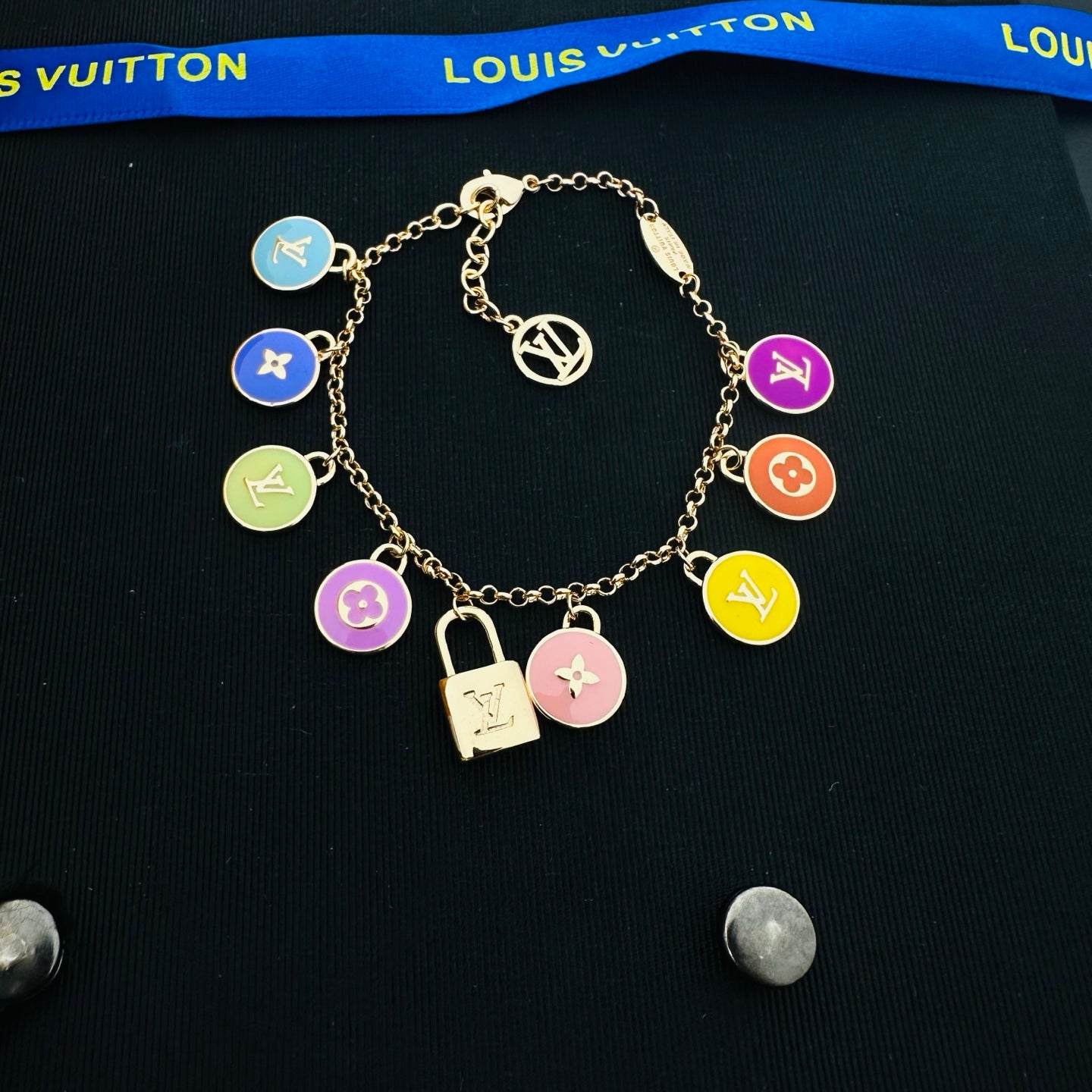 LOUIS VUITTON CONFETTI NECKLACE / BRACELET – Full Set - 1:1 HIGH END