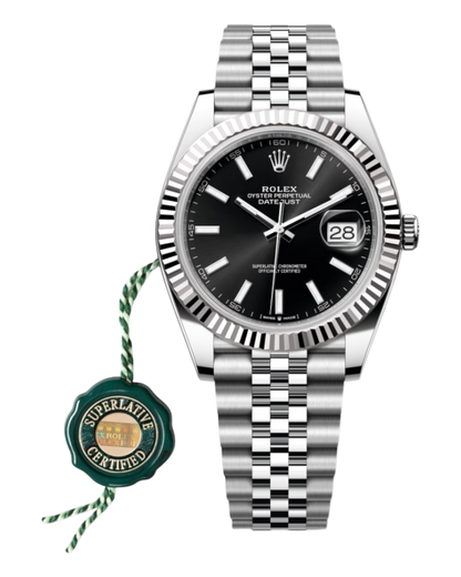 Rolex Datejust 41mm Black Dial Jubilee U1 FACTORY - AUTOMATIK