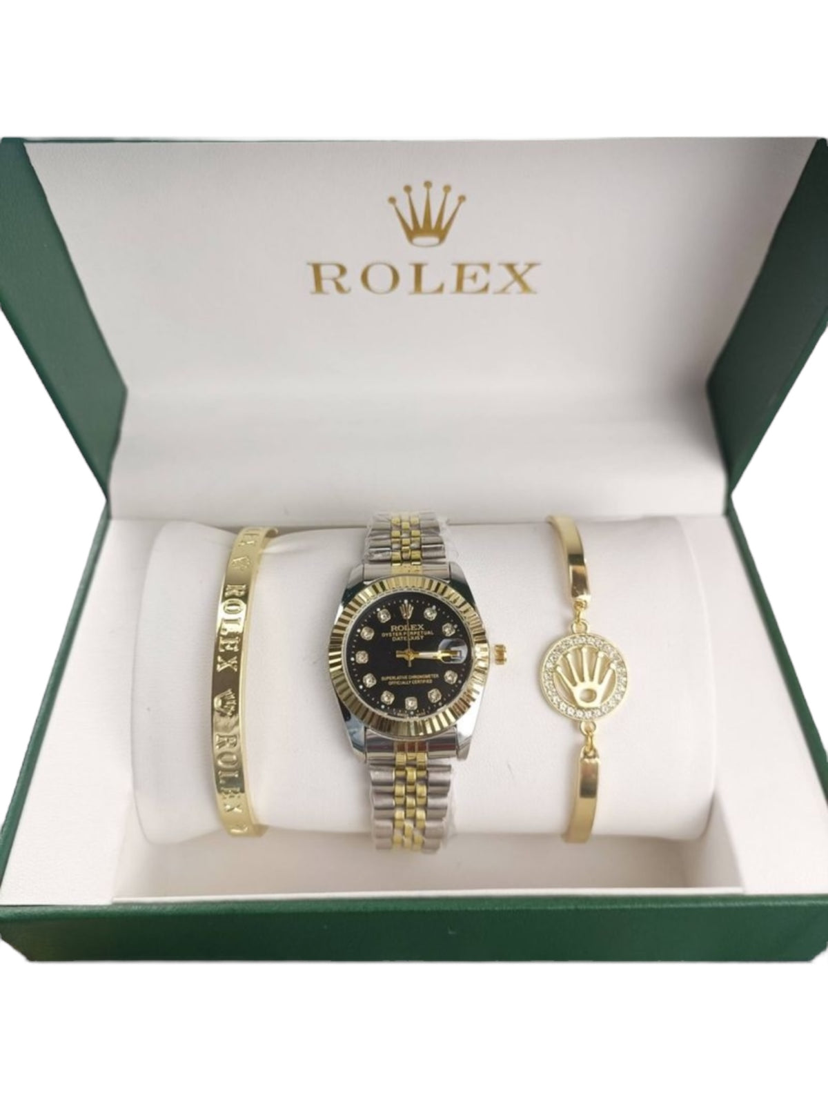ROLEX SET | WATCH + 2 STRAPES + BOX | UNISEX