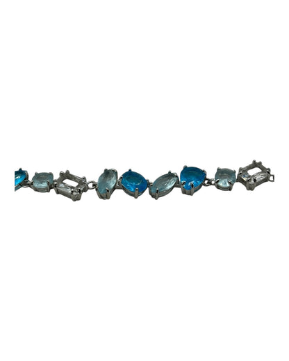 Swarovski Armband in Blau und Aquatönen