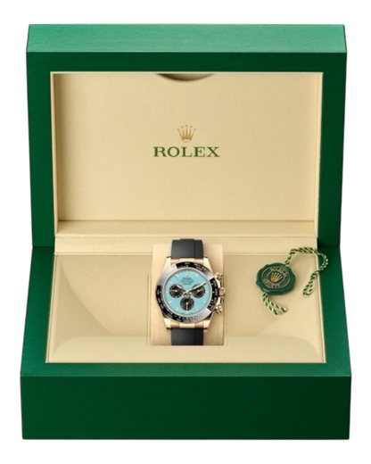 Rolex Cosmograph Daytona 40mm - turquoise dial, rubber bracelet - MYS Factory - Automatik